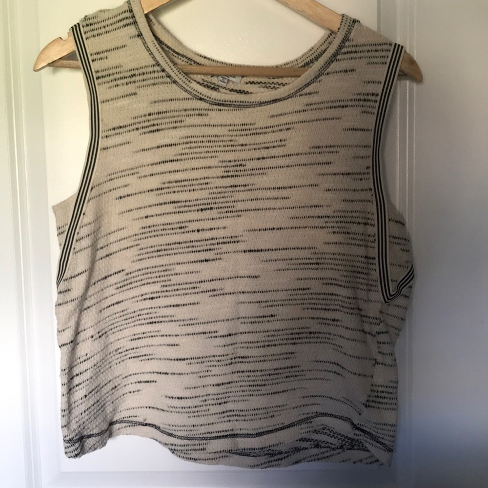 Splendid cropped sweater tank